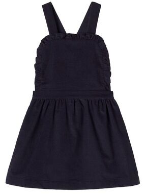 💙 La Coqueta Alexis Navy Corduroy Pinafore Dress NWT 3T